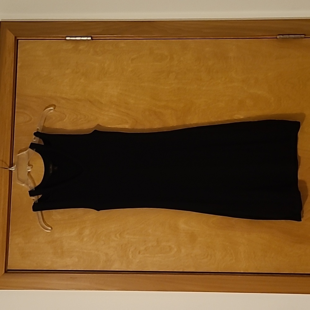 Sleeveless Black dress with cutouts